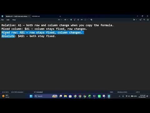 How to Use Relative and Mixed References in Google Sheets