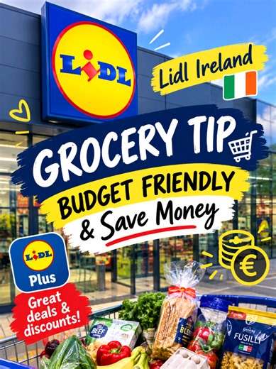 🛒💶 Lidl grocery tips to help you shop smarter & save! If you have a Lidl near you, don’t forget to check Lidl Plus before you shop! 📱✨ You can find exclusive offers, personalised coupons, weekly deals & Lidl Points — and simply scan your Lidl Plus app at checkout to get qualifying discounts. 🙌💰 Small savings can really add up when you’re doing a family grocery shop! 🛒❤️ Do you use Lidl Plus? 👀 What’s your favourite Lidl money-saving tip? Tell me in the comments! 👇 #LidlIreland #LidlPlus 