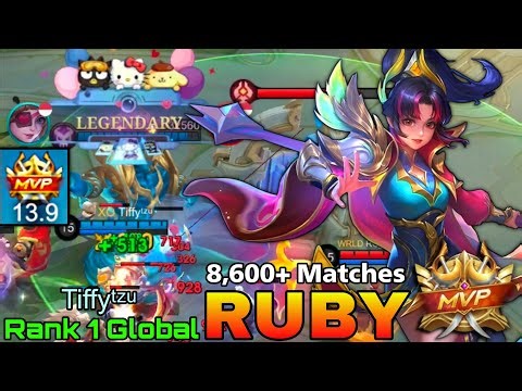 8,600+ Matches Ruby Legendary Gameplay - Top 1 Global Ruby by Tiffyᵗᶻᵘ - Mobile Legends