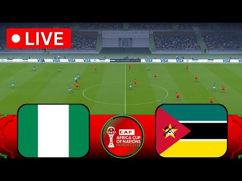 🔴Nigeria vs Mozambique LIVE | Africa Cup Of Nations AFCON 2025/26 | Match Today & efootball