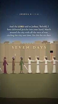 Be Strong and Courageous 3: Jordan, Rahab, Jericho | Joshua 1–6 (Narrated, Animated)
