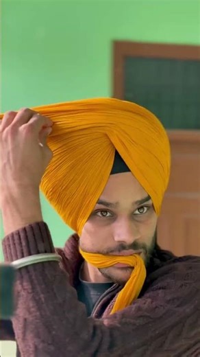 Navi turban king | wattan wali pagg #tutorial #shortvideo #punjabisong #shortsfeeds #sidhumoosewala