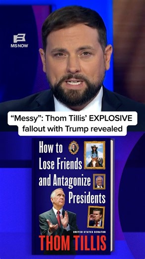 'Messy': Thom Tillis' EXPLOSIVE fallout with Trump revealed