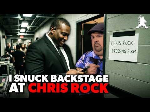 SNEAKING BACK STAGE AT CHRIS ROCK SHOW | Gabriel Iglesias