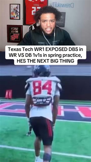 Imari Jehiel Dominated in Wr Vs Db 1v1s in Texas Tech Spring Practice #imarijehiel #texastechfootball #springpractice #wrvsdb #texastechfootballspringpractice