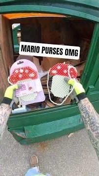 I find Mario Mushroom purses dumpster diving and halloween snake cauldrons! #dumpsterdiving