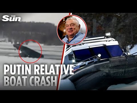 Moment out-of-control boat CRASHES killing Russian crime boss and injuring Putin's relative