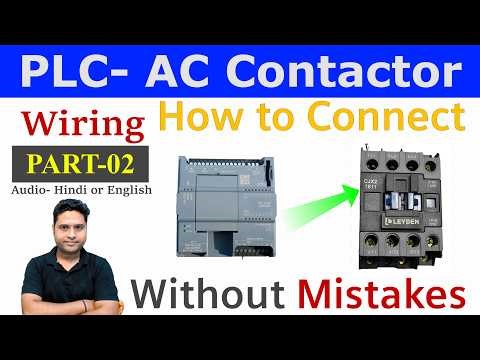 Siemens PLC Wiring: DC Output to AC Contactor - Coil supply & Load connect
