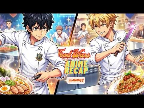 ANIME RECAP: Food Wars Shokugeki no Soma Second Plate ALL EPISODES