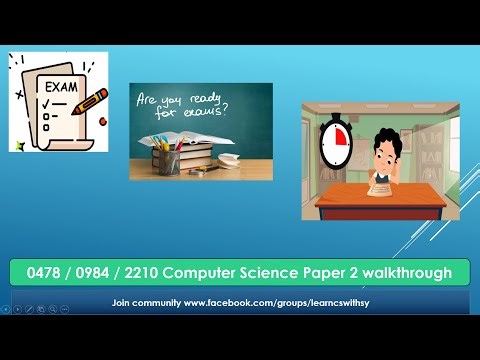 IGCSE | O Level | A Level Computer Science Paper 2 Pseudocode walkthrough - Part 2