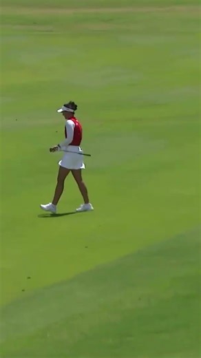 DEAD ON 🎯 Linn Grant with a casual eagle hole out #LPGALookback