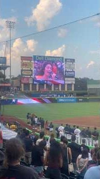 National Anthem at Round Rock Express | Katie Hoffman