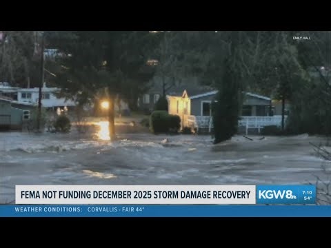 FEMA rejects Oregon request for December 2025 storm recovery funds