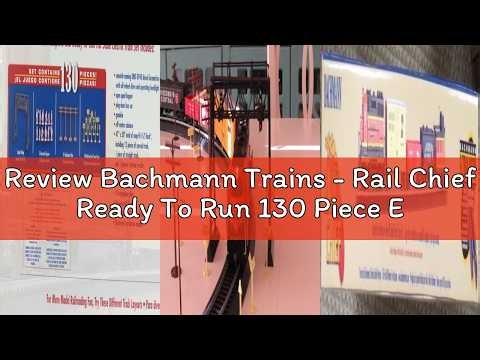 Review Bachmann Trains - Rail Chief Ready To Run 130 Piece Electric Train Set - HO Scale