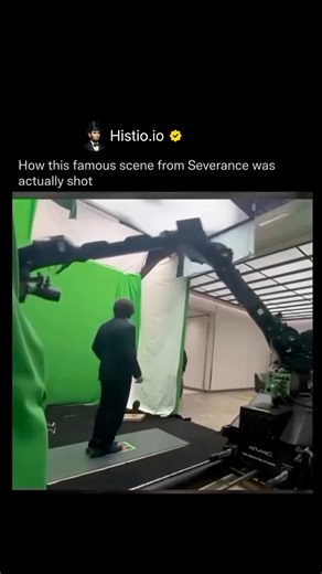 HISTIO on Instagram: "In *Severance*, the show’s most unsettling visuals aren’t driven by flashy CGI, but by meticulous craft and restraint. 🧠🏢 Those endlessly disorienting hallway runs are filmed on full-scale practical sets, built with repeating corridors and movable walls to create real depth and claustrophobia. Wide-angle lenses, smooth tracking shots, and forced perspective make the space feel impossibly long, while subtle digital stitching hides cuts and quietly extends the environment. 