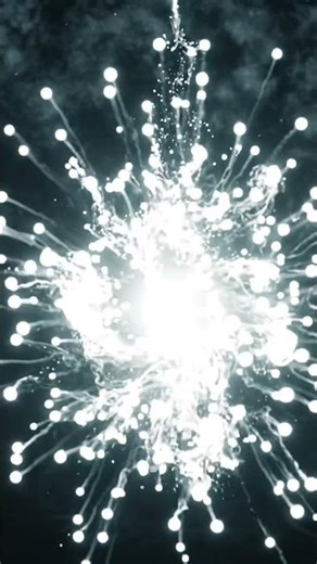 ✨ Magic in the Dark: Abstract Particle Explosion (4K)