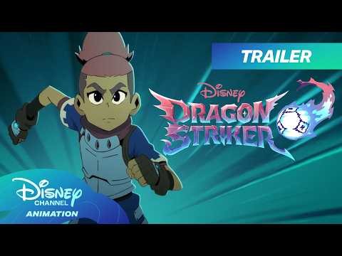 Dragon Striker Official Trailer ⚽🥅 | New Series | @disneychannelanimation