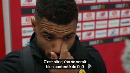 Lens - Udol : "On se serait bien contenté du 0-0"