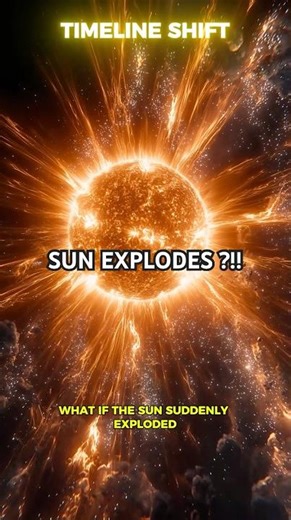 What If the Sun Suddenly Exploded?