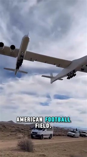 “Roc Plane: The Ultimate Air Launch Platform 🚀 Six Engines, 28 Wheels!” #technology #airplane #tech