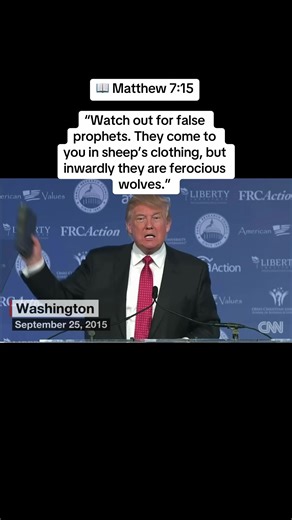 “No one lights a lamp and hides it in a jar… Instead they put it on a stand, so that those who come in can see the light.” #quoteofthday #fyp #maga #democrats #falseprophet