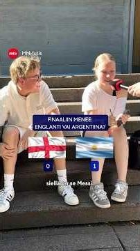 Kansalaiset päätti: Englanti vai Argentiina MM-finaaliin? 🏆