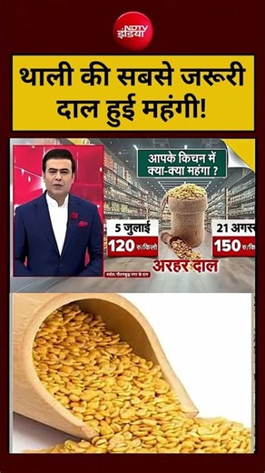 Arhar Dal Price Hike: थाली की सबसे जरूरी दाल हुई महंगी! Syed Suhail #arhardaal