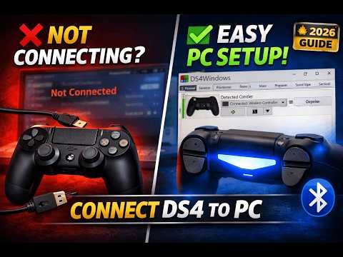 How to Connect The Controller To Your PC & DS4Windows
