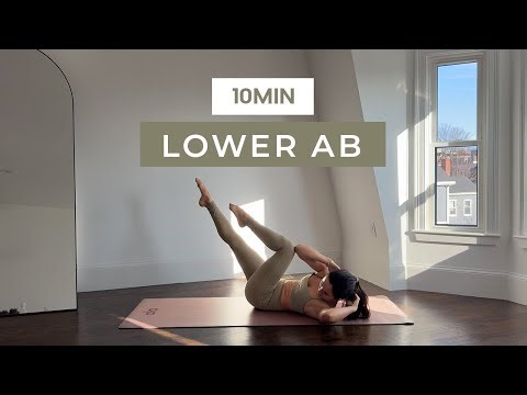 10MIN Toned Lower Abs & Waist | At Home Pilates - Beginner Friendly