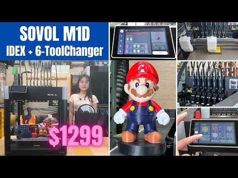 Sovol M1D In-Depth Review: IDEX + 6-Tool Changer 3D Printer