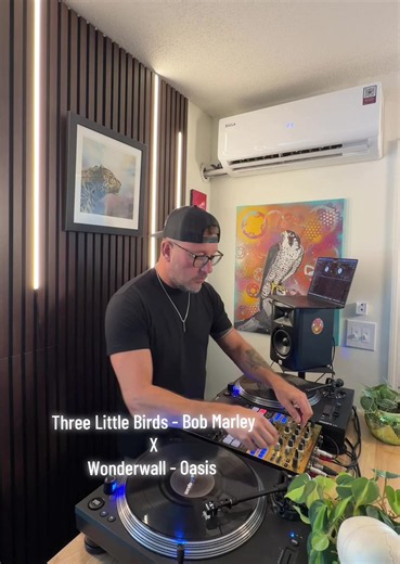 This is one of my favorite blends/mashups ever. Bob Marley x Oasis definitely does that brain tickle #mashup#bobmarley#oasis#wonderwall #threelittlebirds