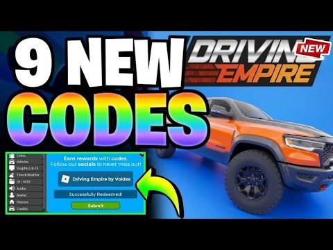 RIVIAN DEBUT🔥 DRIVING EMPIRE ROBLOX CODES OCTOBER 2026 | DRIVING EMPIRE CODES 2026