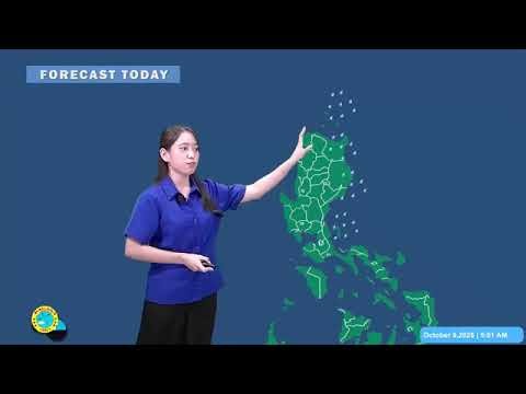 PAGASA weather update as of 5 AM (Oct. 9, 2026) | GMA News