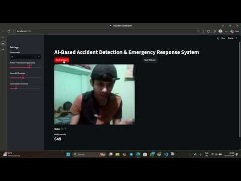 AI-Based Accident Detection and Emergency Response