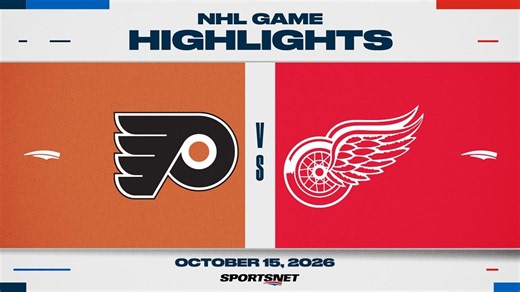 NHL Highlights | Flyers vs. Red Wings - October 15, 2026