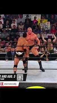 The Rock vs. Brock Lesnar | WWE Undisputed Title Match: SummerSlam 2002