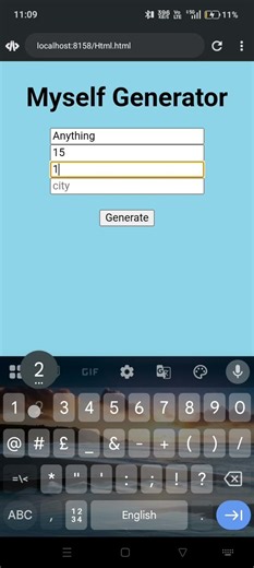 I Built a Self Introduction Generator with JavaScript 🤯