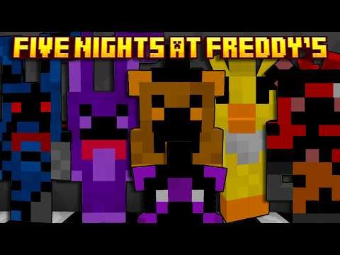THIS MINECRAFT FNAF ADDON IS VERY CUTE! (Little FNAF Mod Showcase)
