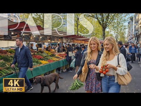 [🇫🇷Paris France 4K 120FPS Walking Tour] Sunday Walk in Paris 29/March/2026