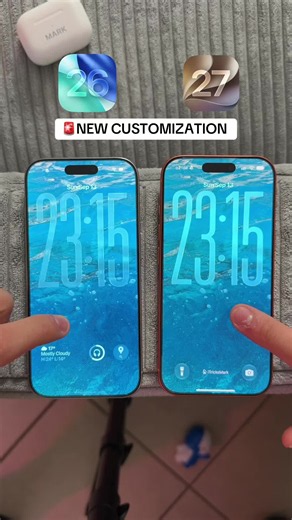 iOS 27 vs iOS 26 👀📱 Here are some of the biggest changes and new features you’ll notice! 🚀✨ Which new iOS 27 feature is your favorite so far? 👇 #iOS27 #iOSUpdate #Apple #iPhone #iPhoneUpdate