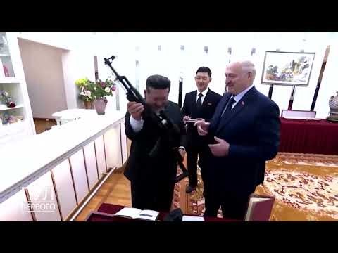 'Just in case': Lukashenko gifts North Korea's Kim Jong Un a rifle