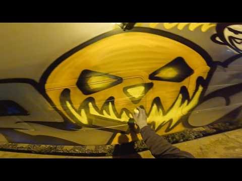Halloween Graffiti Train Mission in Italy