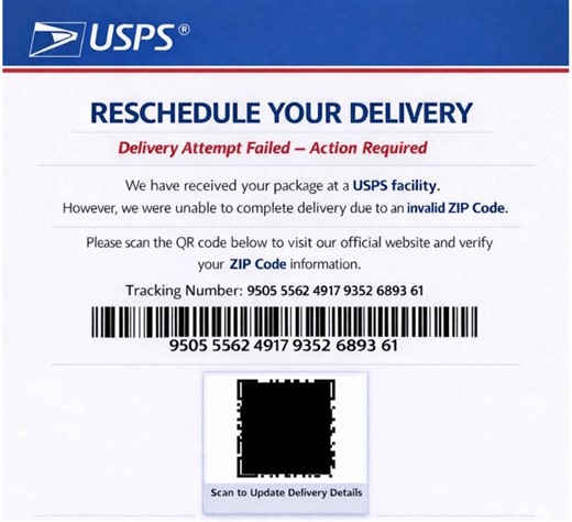 Watch out for fake 'failed delivery' alerts from USPS