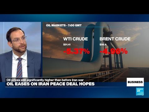 Oil prices ease on renewed hopes of US-Iran peace deal • FRANCE 24 English