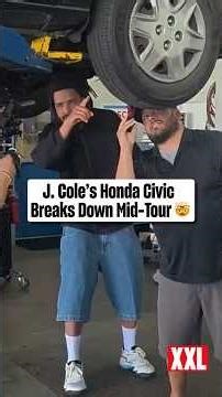 J. Cole's Honda Civic Breaks Down Mid-Tour 🤯