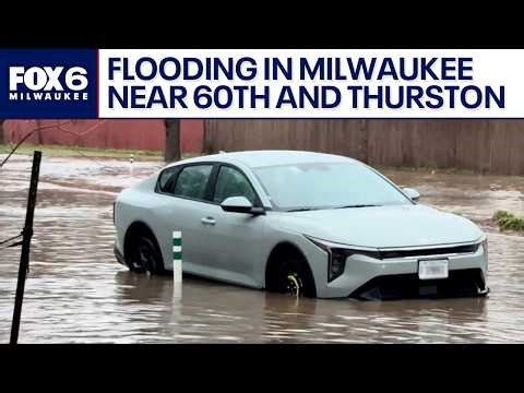Flooding in Milwaukee near 60th and Thurston | FOX6 News Milwaukee