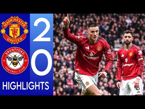 Manchester United vs Brentford 2-1 – Highlights | Casemiro & Benjamin Sesko Goals | Premier League 