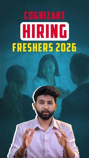 Cognizant Hiring 2026 | Trainee Jobs | Freshers Recruitment #cognizant #feshersjobs #traineejobs