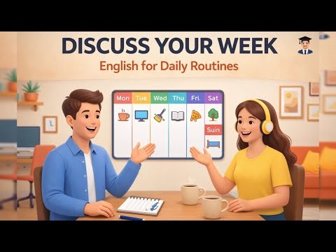 Let's Talk About Your Week | Easy English Conversation for Beginners | Listening Practice