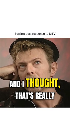 Bowie's best response to MTV